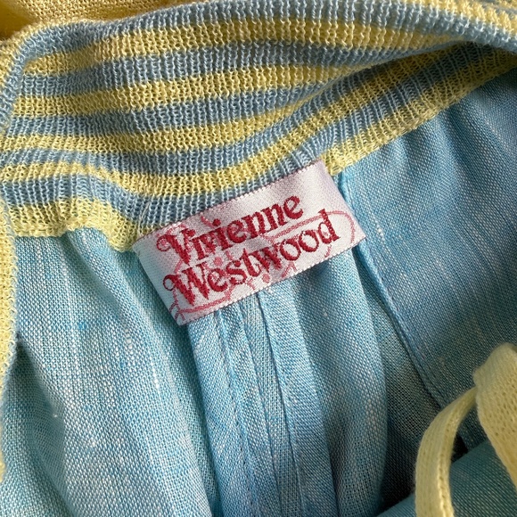 Vivienne Westwood 1/1 Sample INSANE SET Matching Linen Set S/S 2014 - Picture 2 of 16